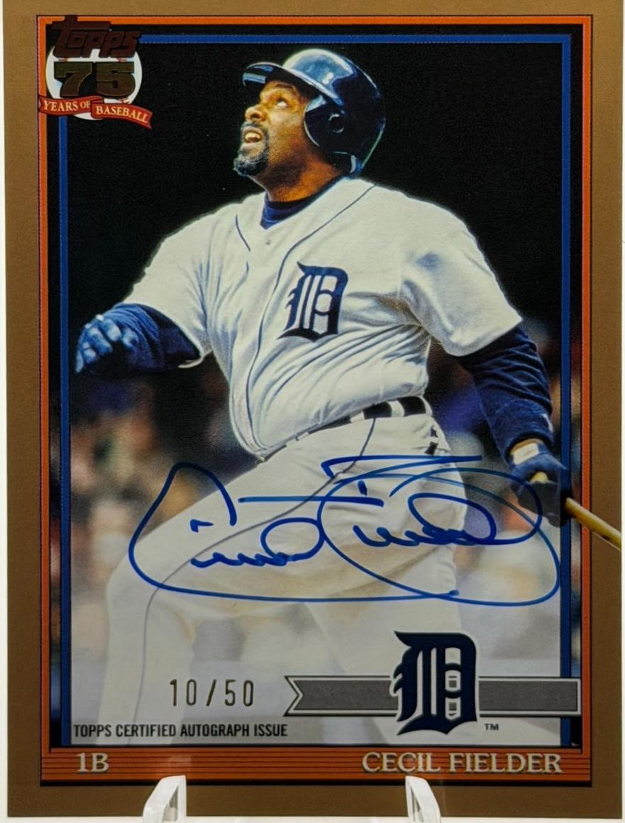 Cecil Fielder [Gold] #91A-CEC