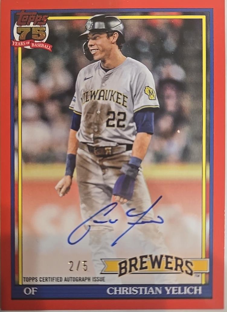 Christian Yelich [Red] #91A-CY