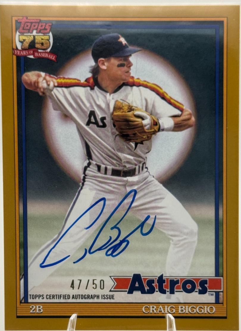 Craig Biggio [Gold] #91A-CBI