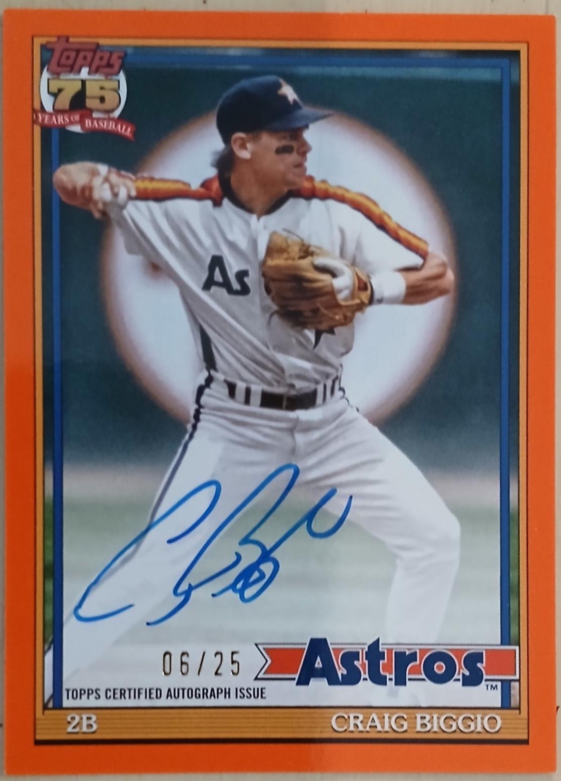 Craig Biggio [Orange] #91A-CBI