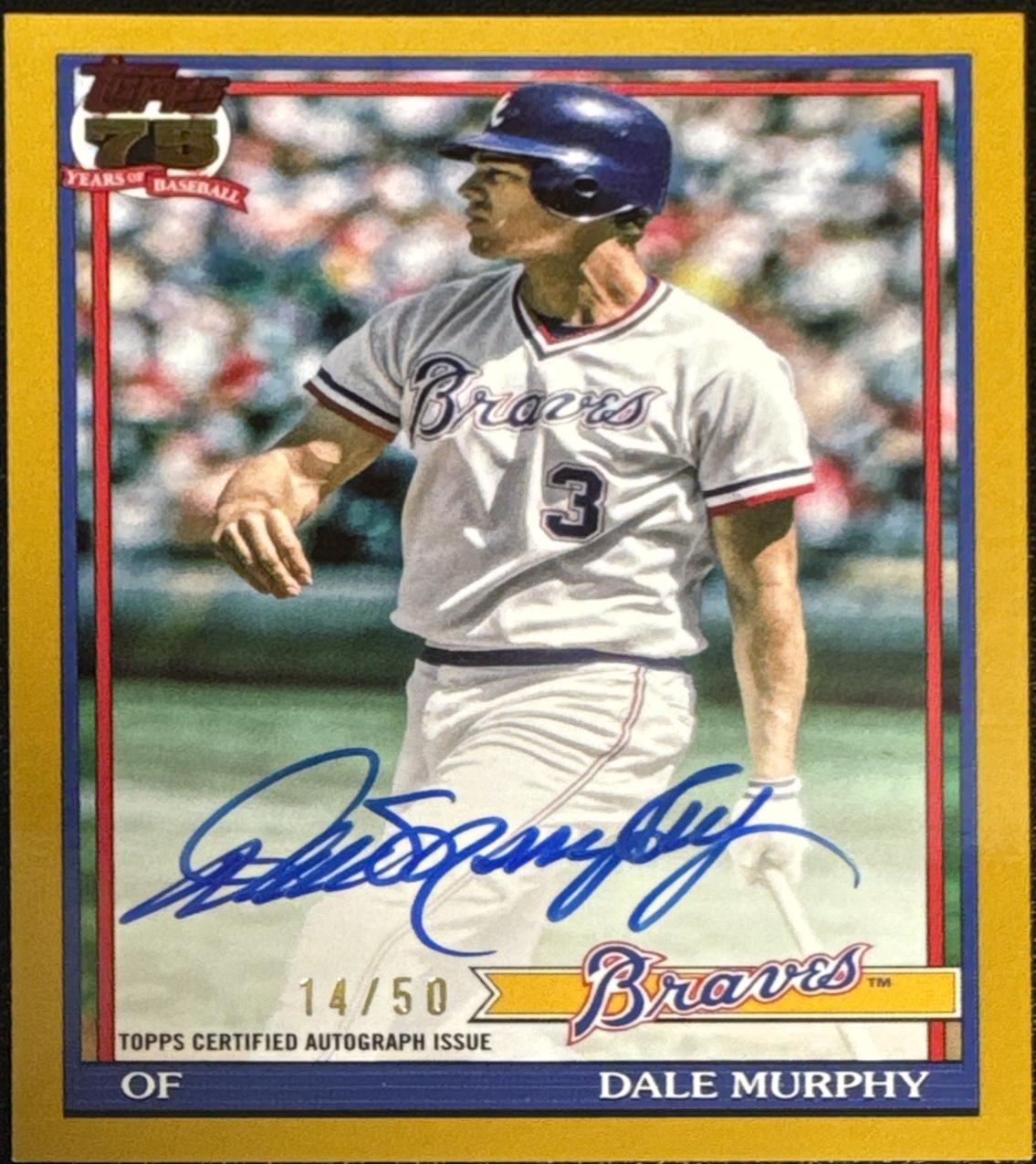 Dale Murphy [Gold] #91A-DMU
