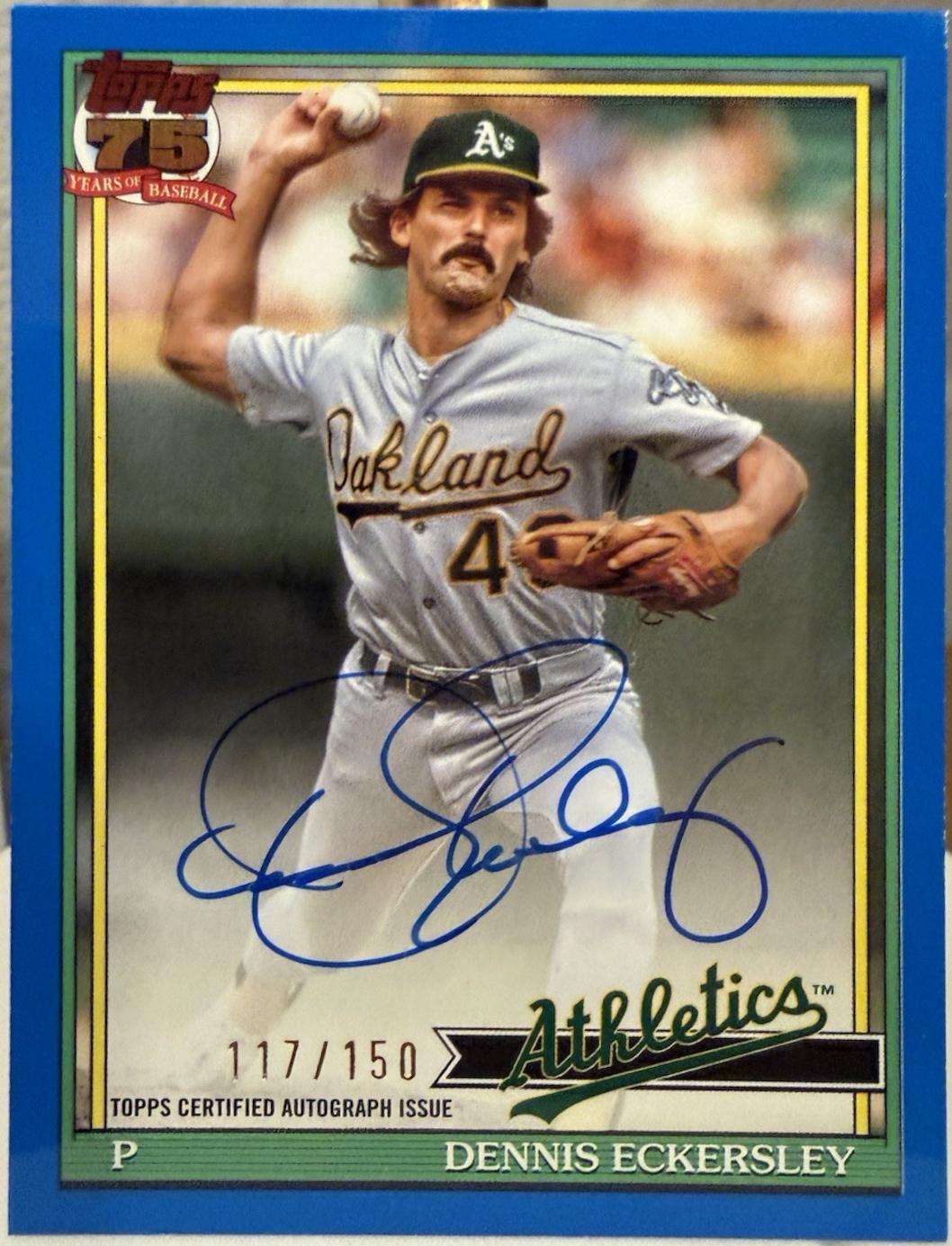 Dennis Eckersley [Blue] #91A-DE