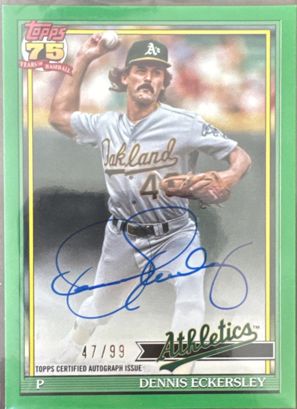 Dennis Eckersley [Green] #91A-DE
