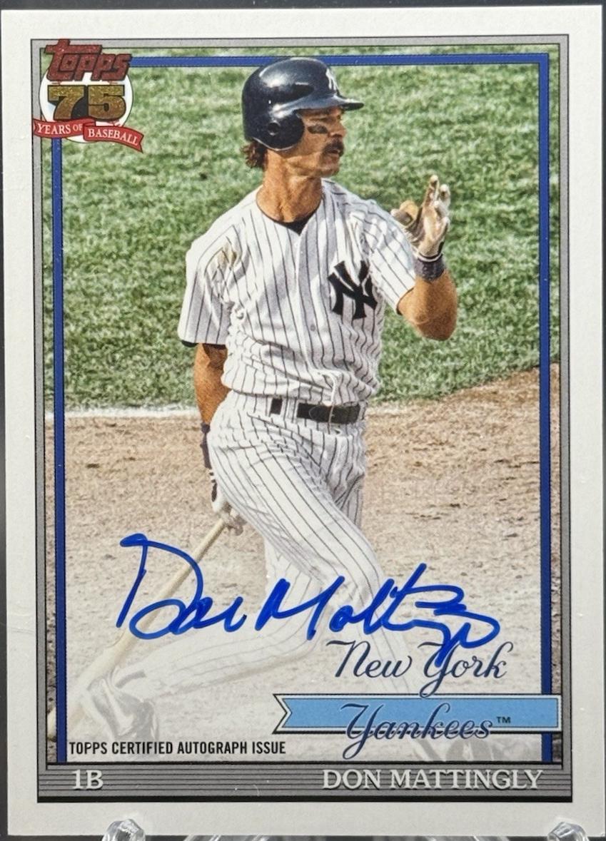 Don Mattingly #91A-DM