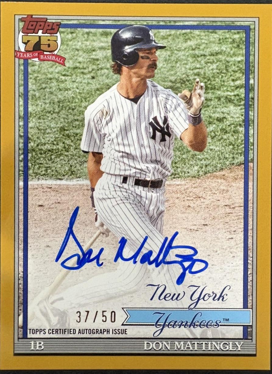 Don Mattingly [Gold] #91A-DM