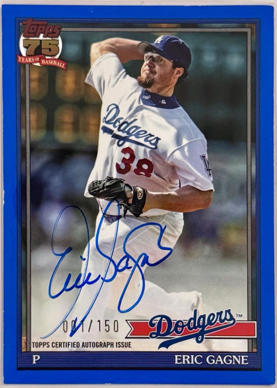 Eric Gagne [Blue] #91A-EG
