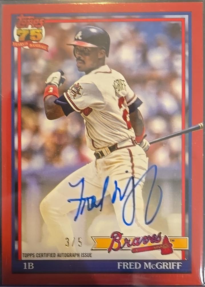 Fred McGriff [Red] #91A-FM
