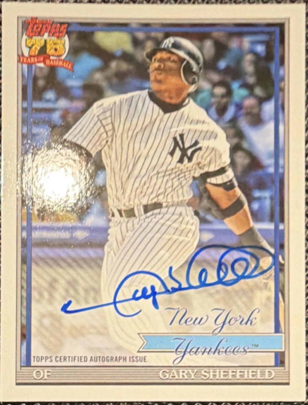 Gary Sheffield #91A-GS