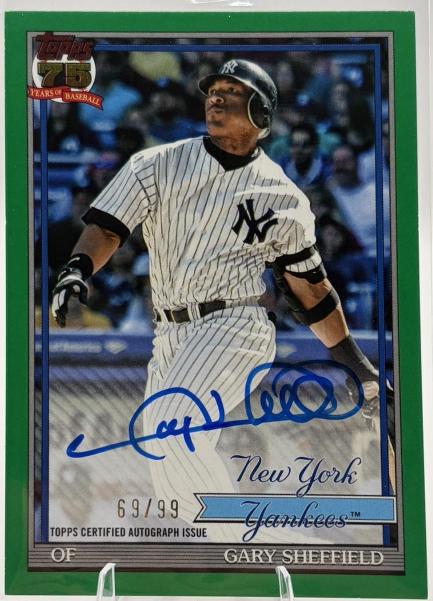 Gary Sheffield [Green] #91A-GS