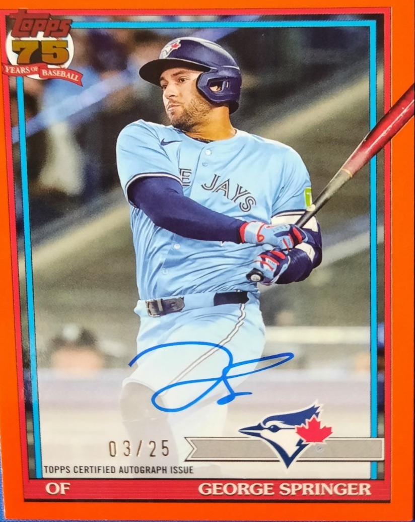 George Springer [Orange] #91A-GSP