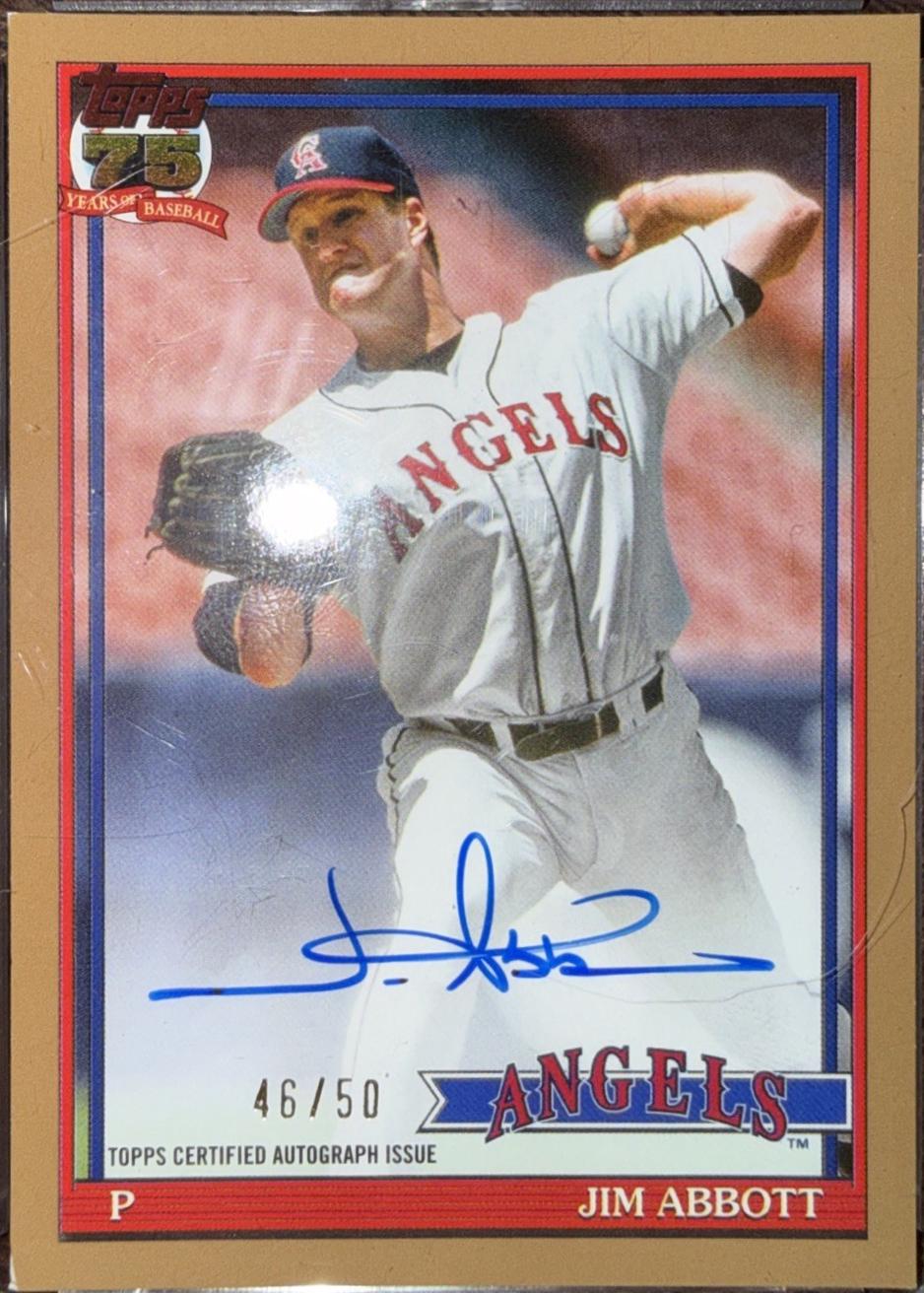 Jim Abbott [Gold] #91A-ABB