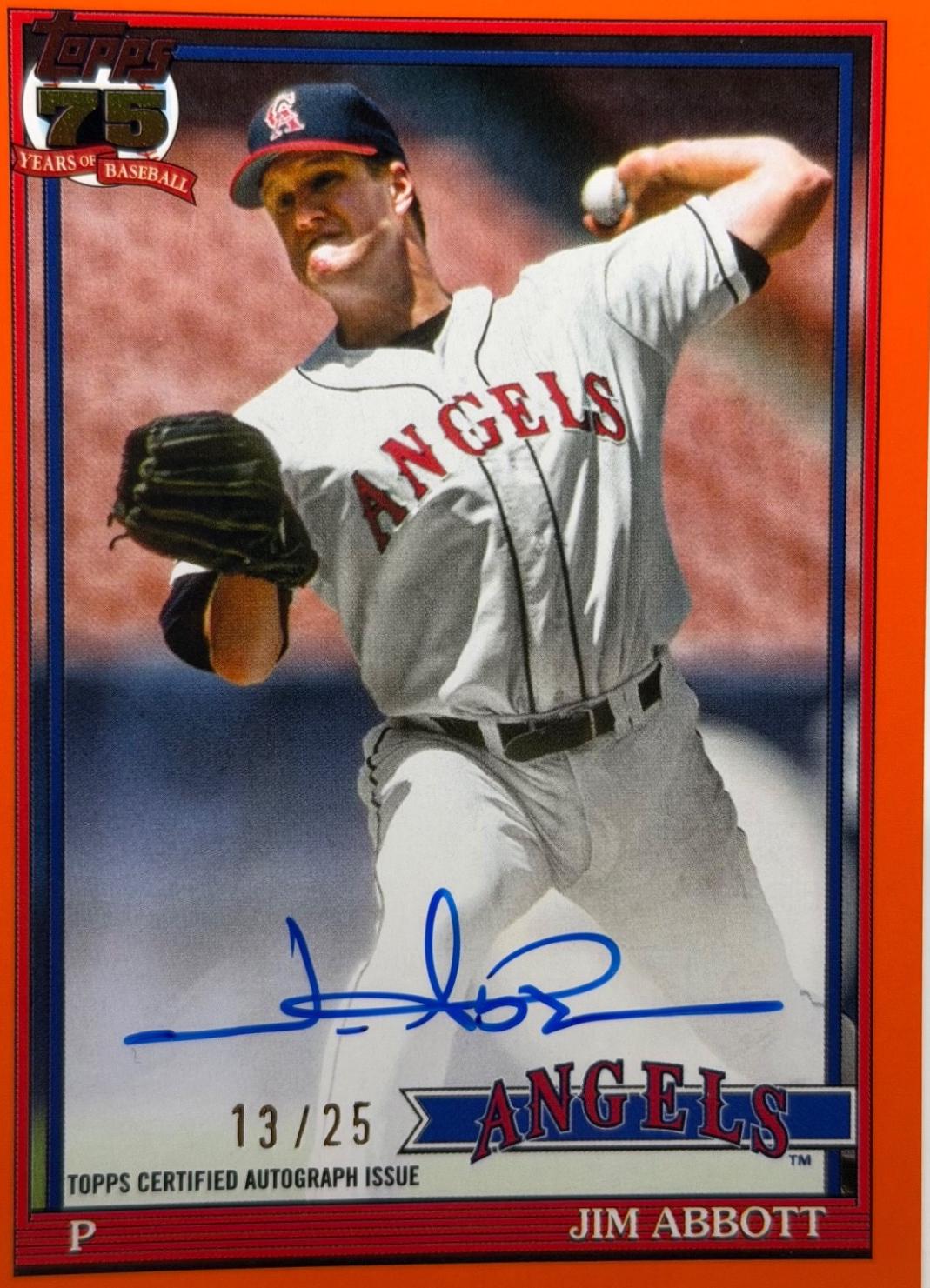 Jim Abbott [Orange] #91A-ABB