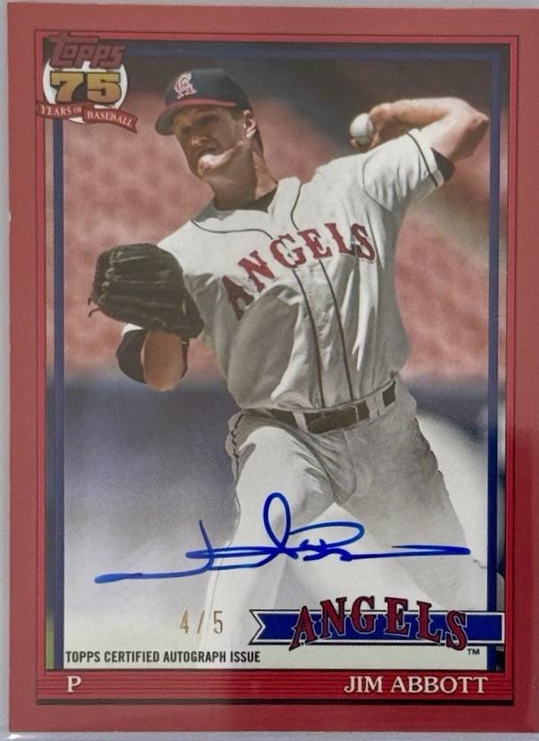 Jim Abbott [Red] #91A-ABB
