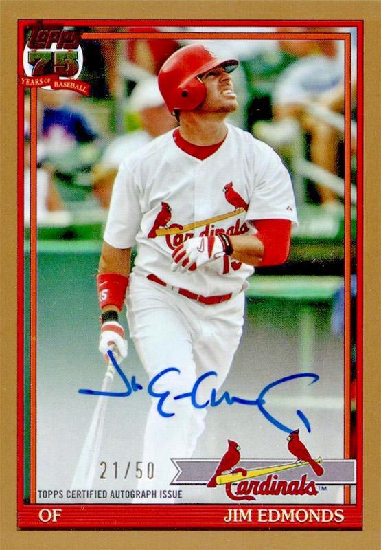 Jim Edmonds [Gold] #91A-JE