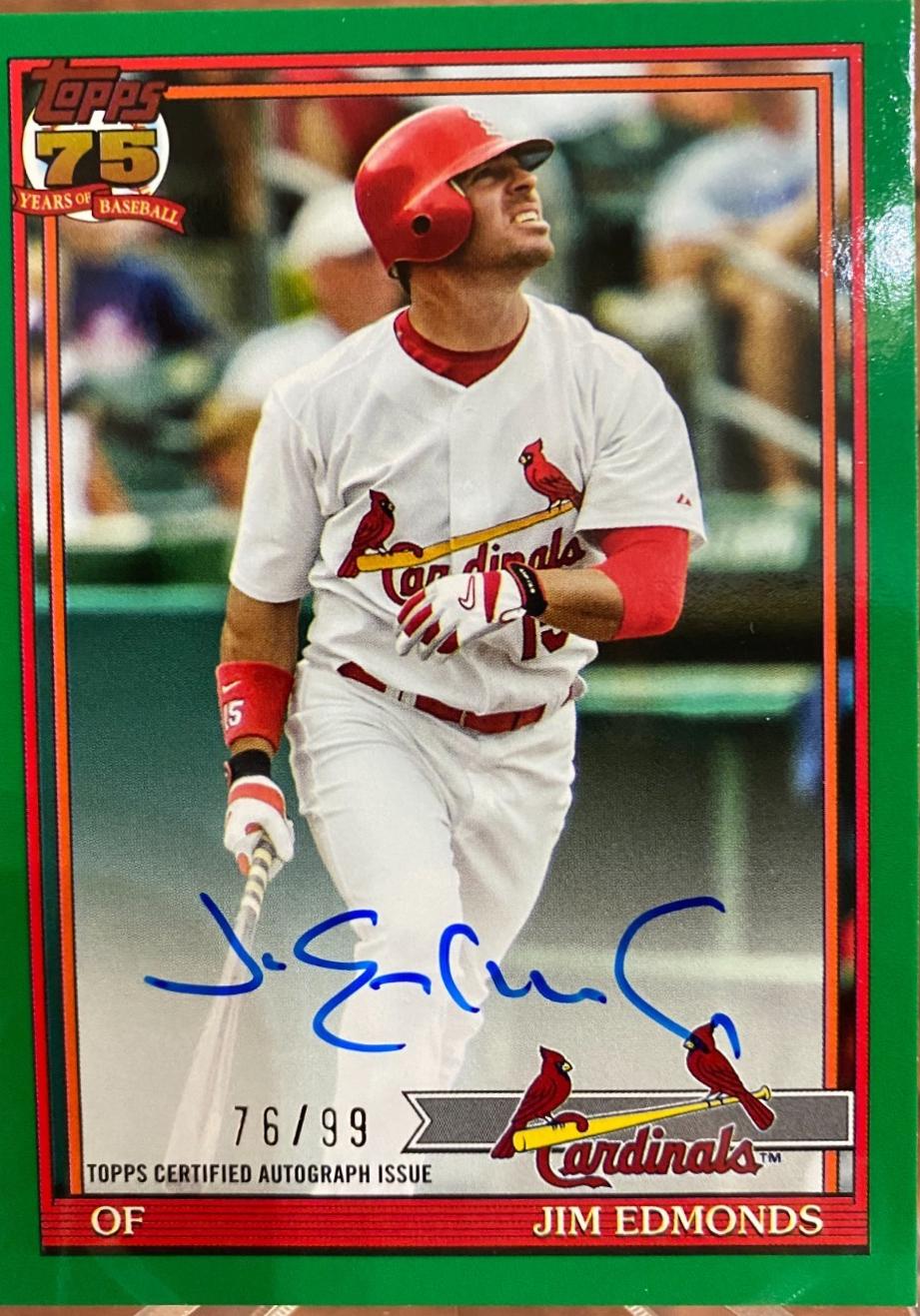 Jim Edmonds [Green] #91A-JE