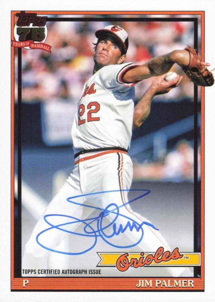 Jim Palmer #91A-JPA