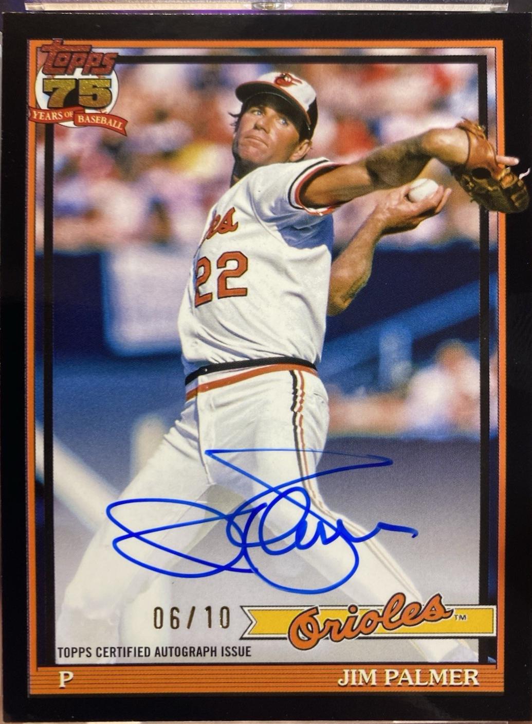 Jim Palmer [Black] #91A-JPA