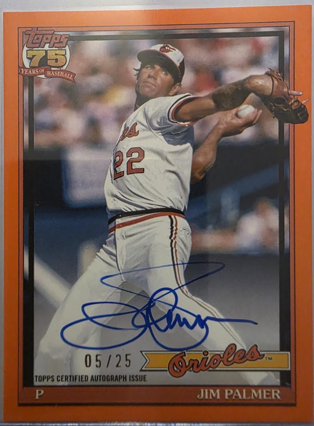 Jim Palmer [Orange] #91A-JPA