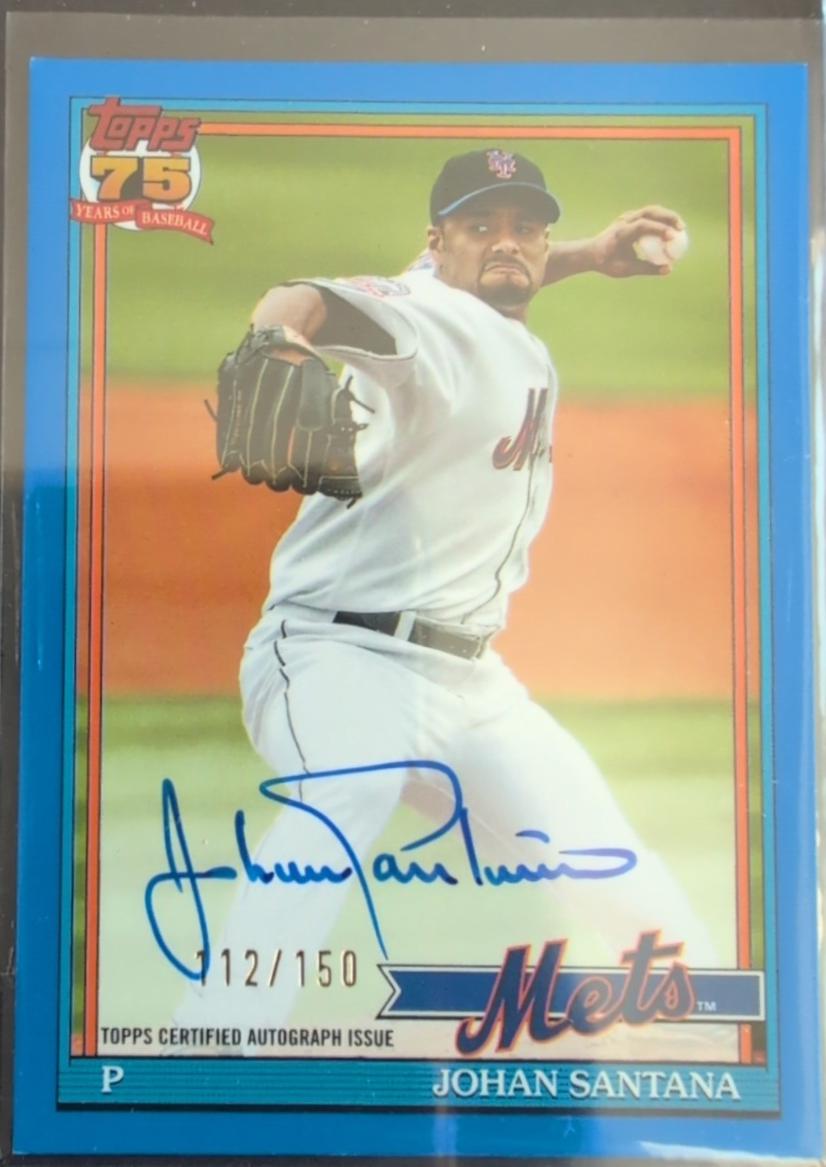 Johan Santana [Blue] #91A-JSA