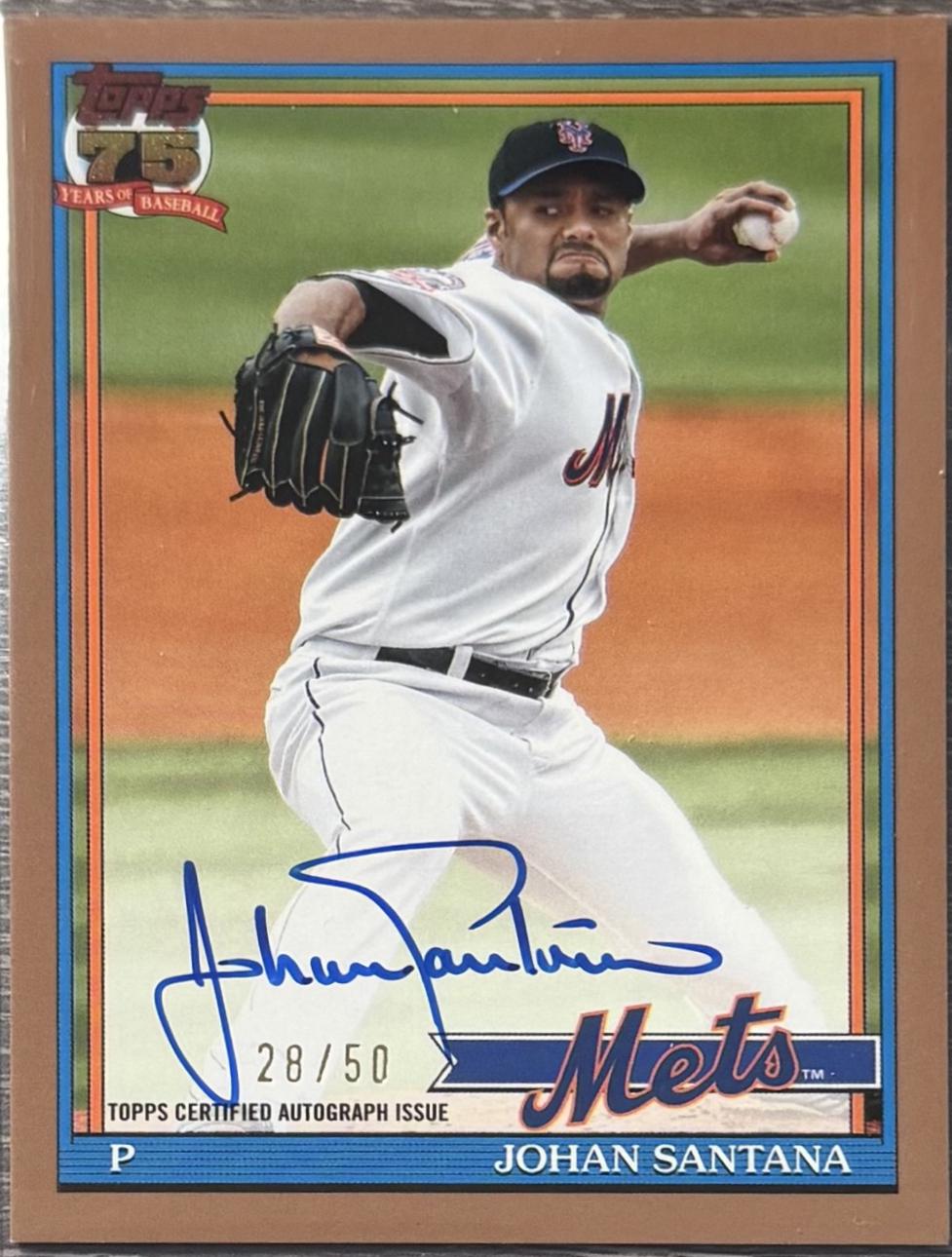 Johan Santana [Gold] #91A-JSA