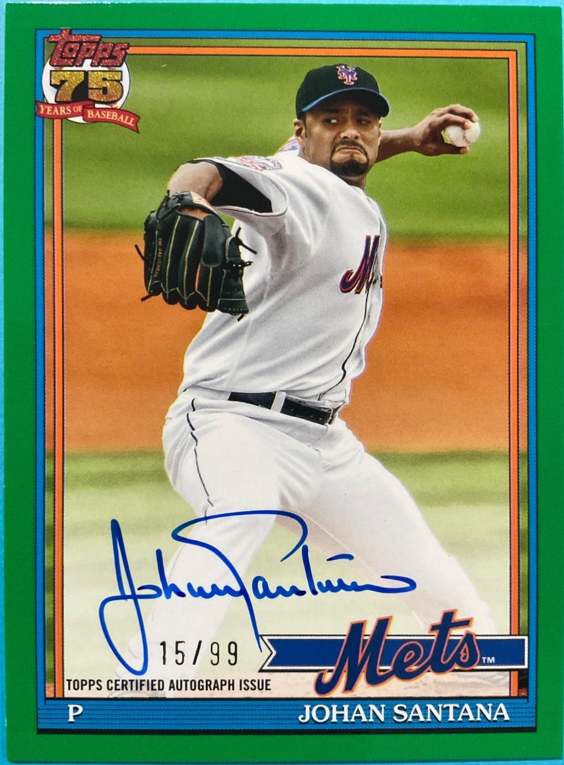 Johan Santana [Green] #91A-JSA
