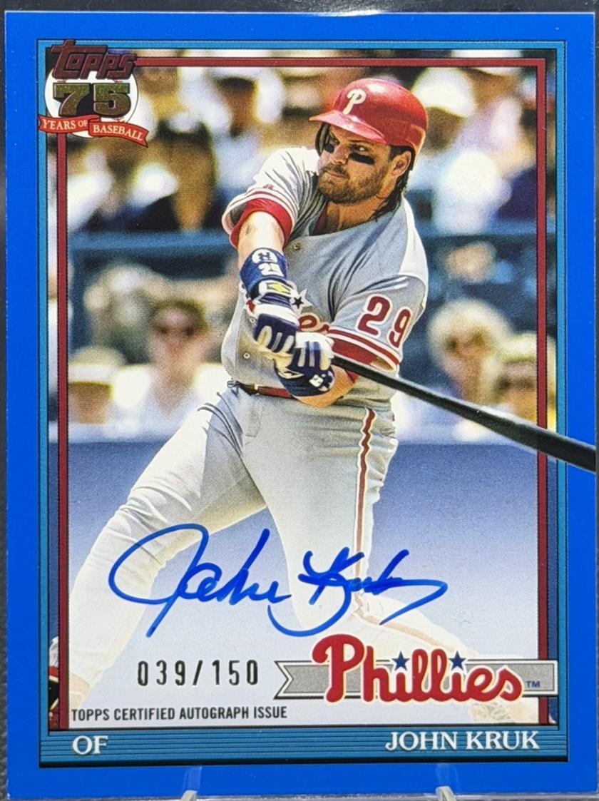 John Kruk [Blue] #91A-JK