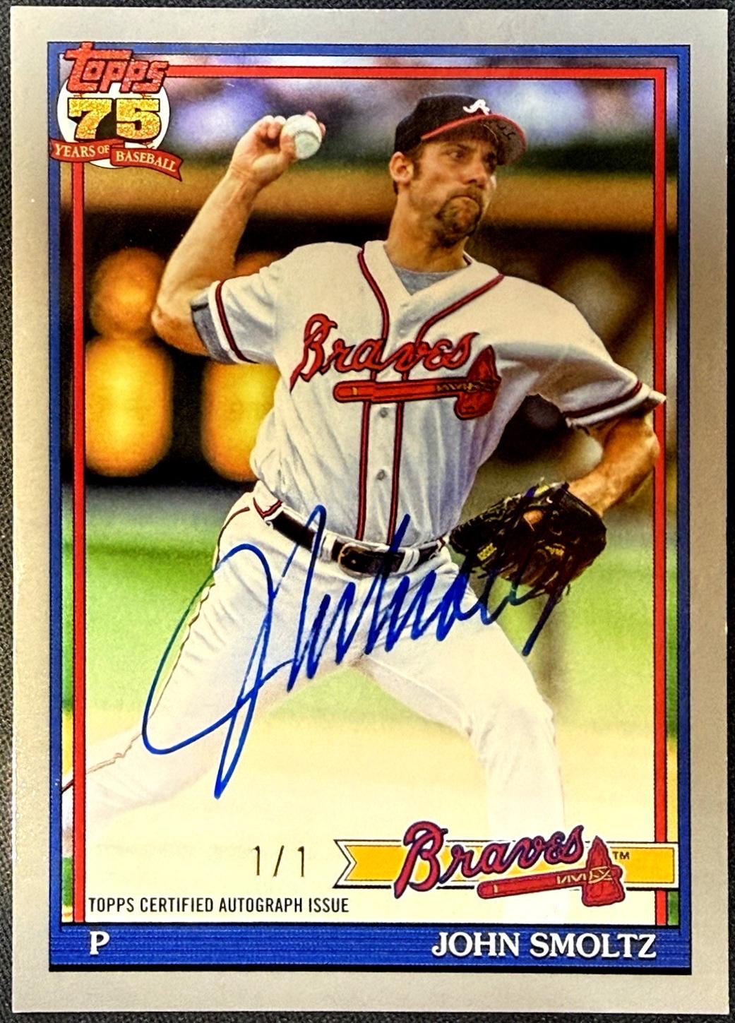 John Smoltz [Foilfractor] #91A-SMO