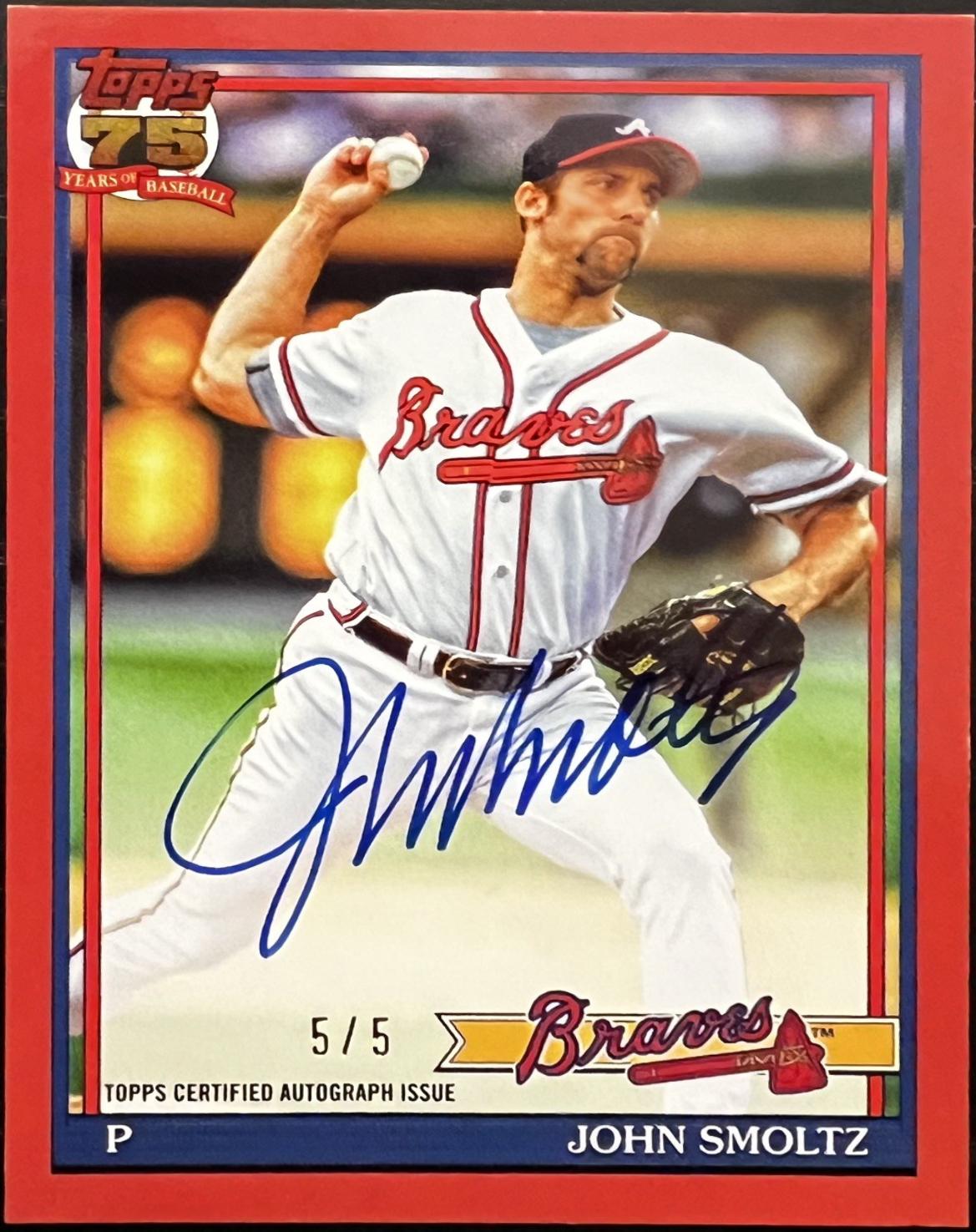 John Smoltz [Red] #91A-SMO