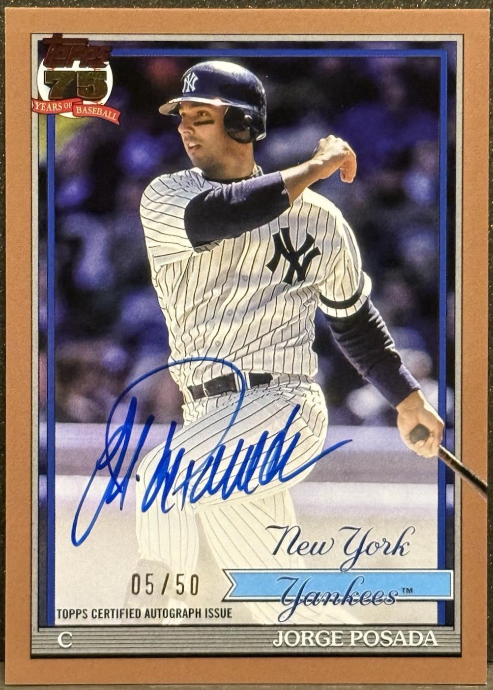 Jorge Posada [Gold] #91A-JP