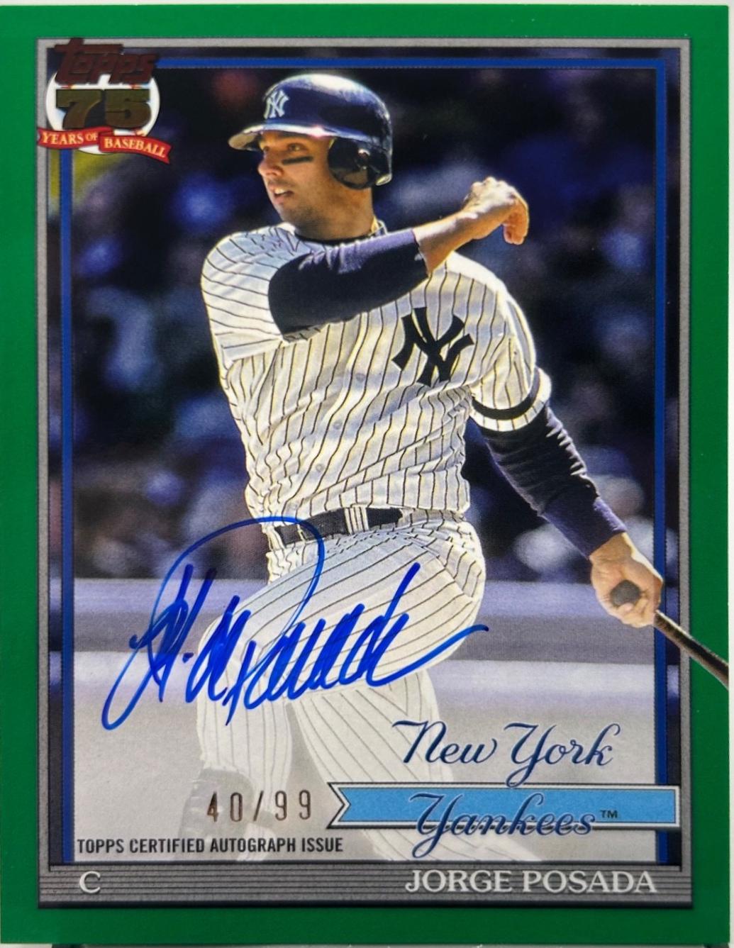 Jorge Posada [Green] #91A-JP