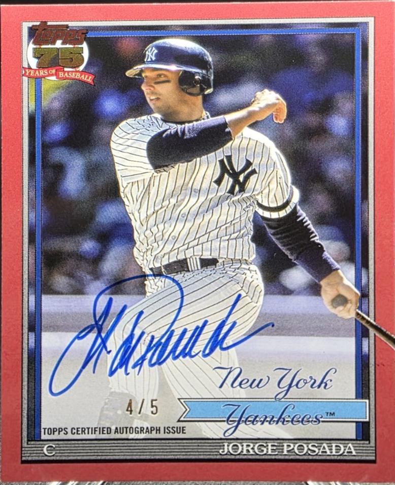 Jorge Posada [Red] #91A-JP
