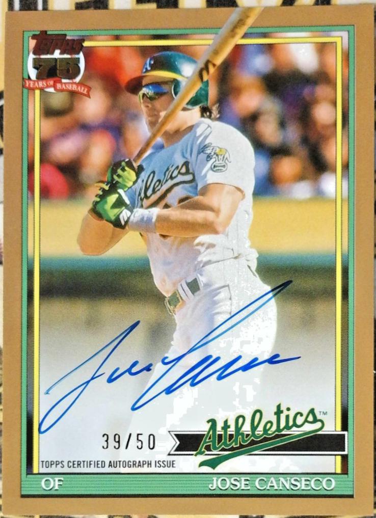 Jose Canseco [Gold] #91A-CAN