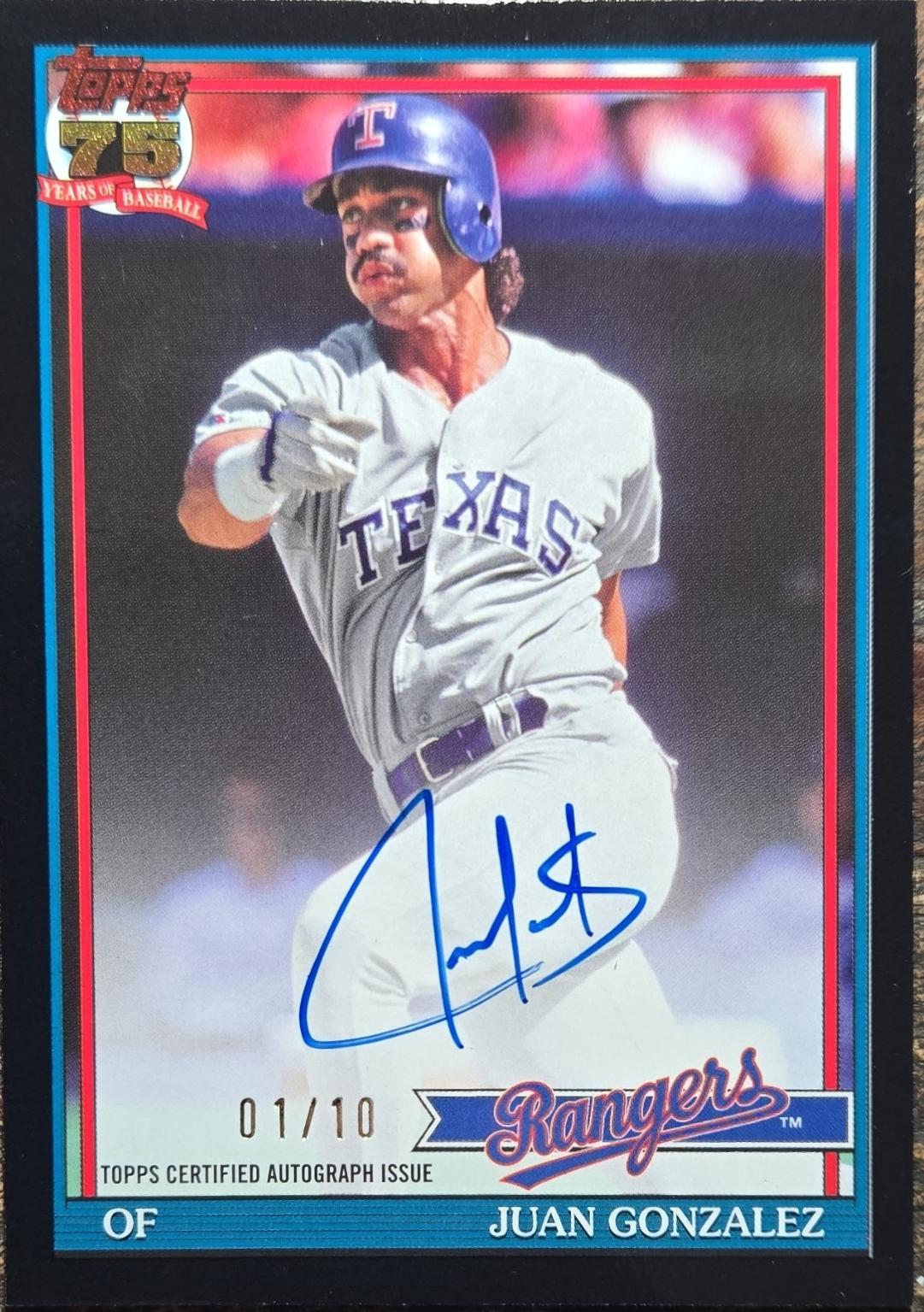 Juan Gonzalez [Black] #91A-JG