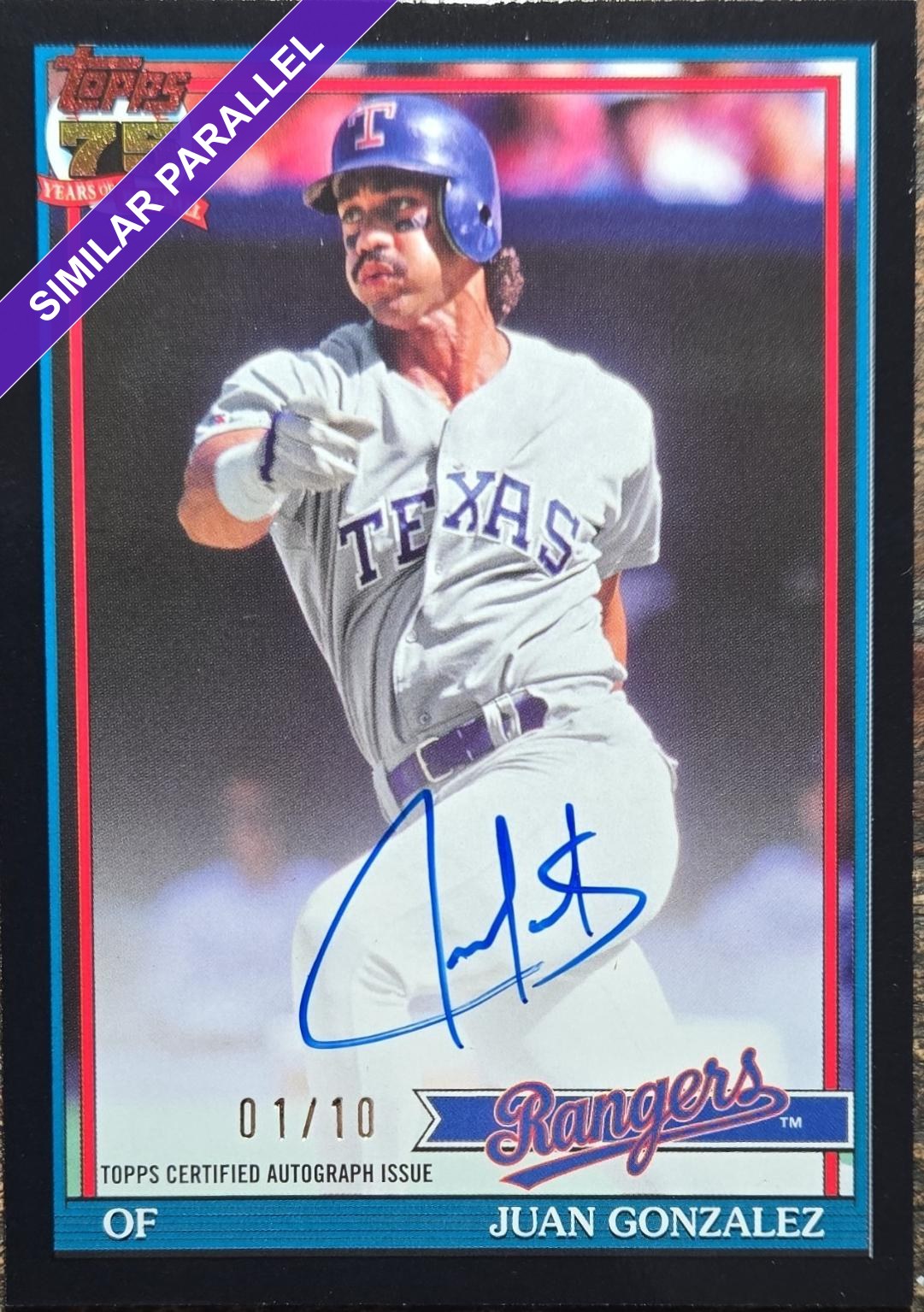 Juan Gonzalez [Blue] #91A-JG