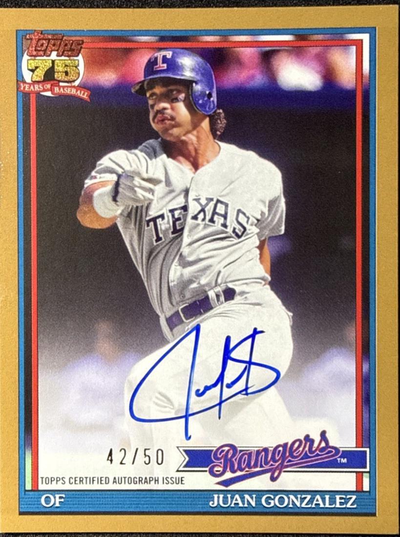 Juan Gonzalez [Gold] #91A-JG