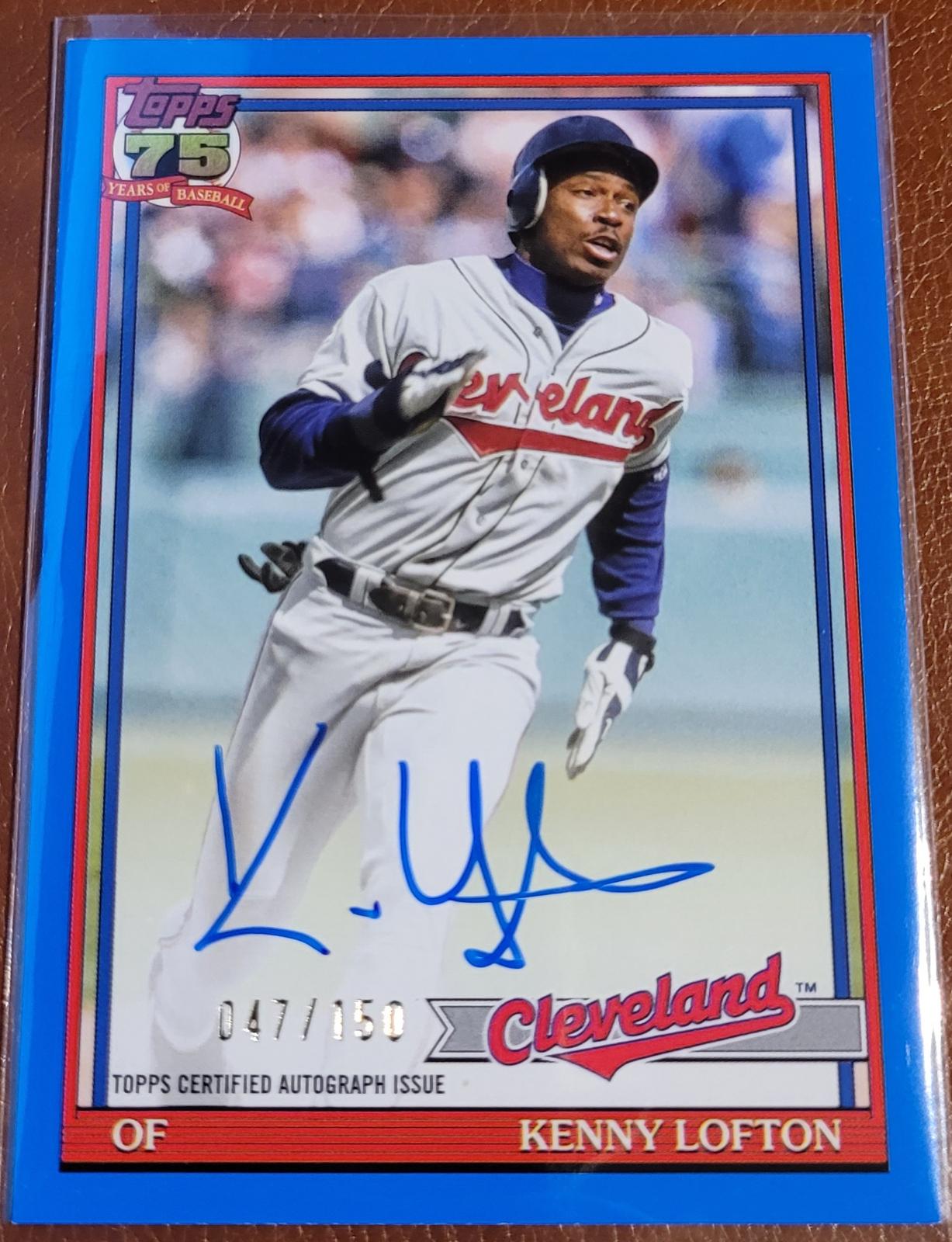 Kenny Lofton [Blue] #91A-KL