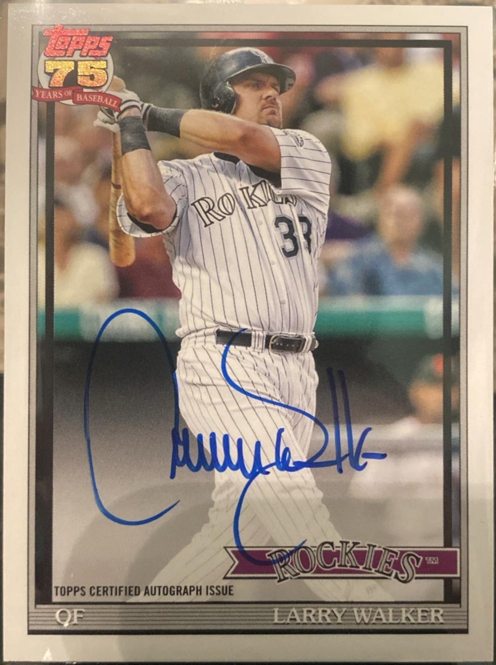 Larry Walker #91A-LWA