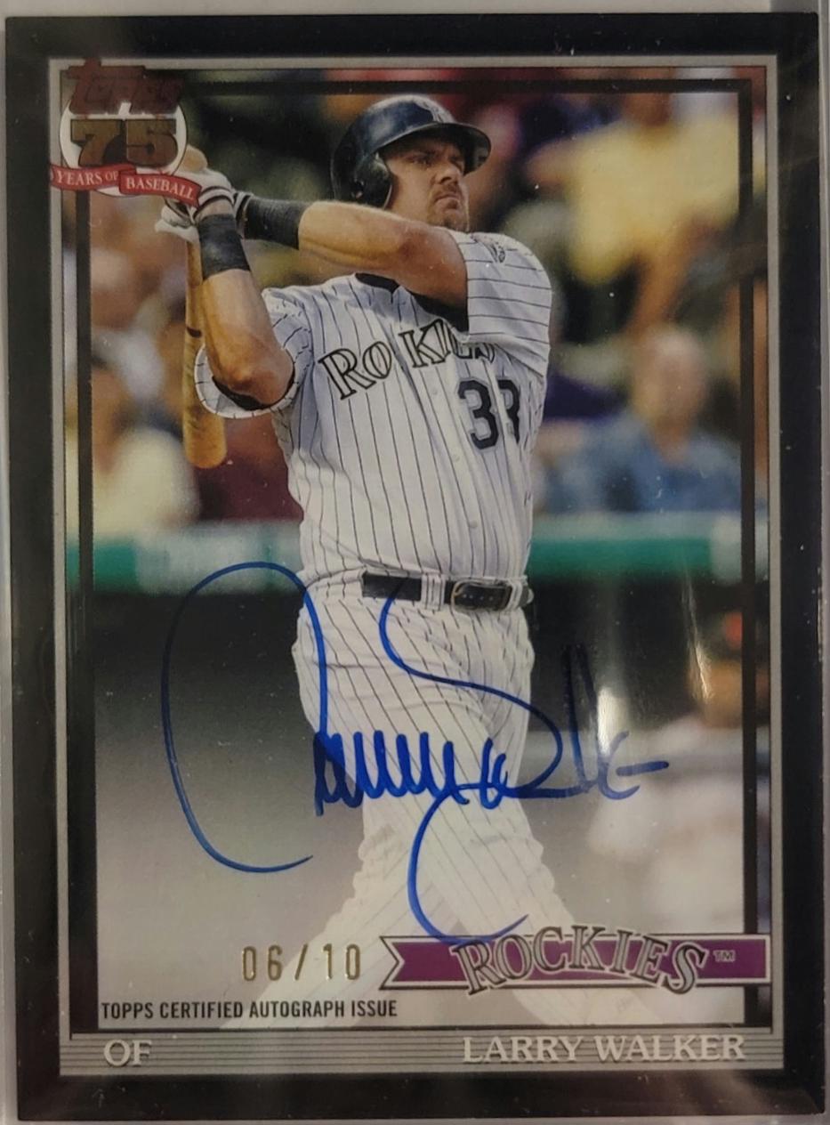Larry Walker [Black] #91A-LWA