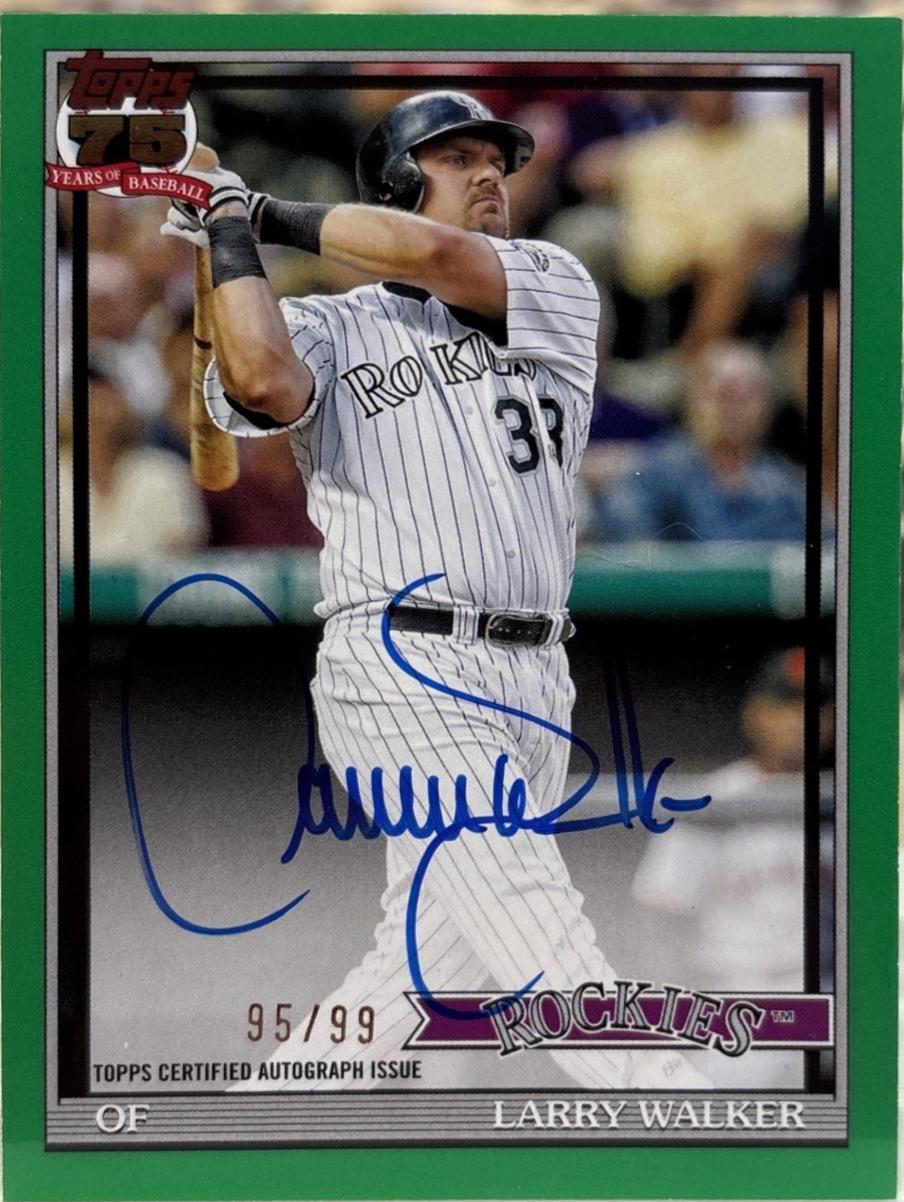 Larry Walker [Green] #91A-LWA