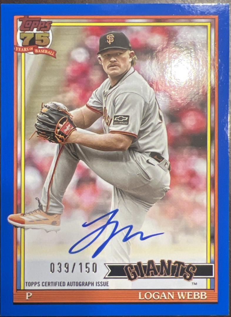 Logan Webb [Blue] #91A-WEB