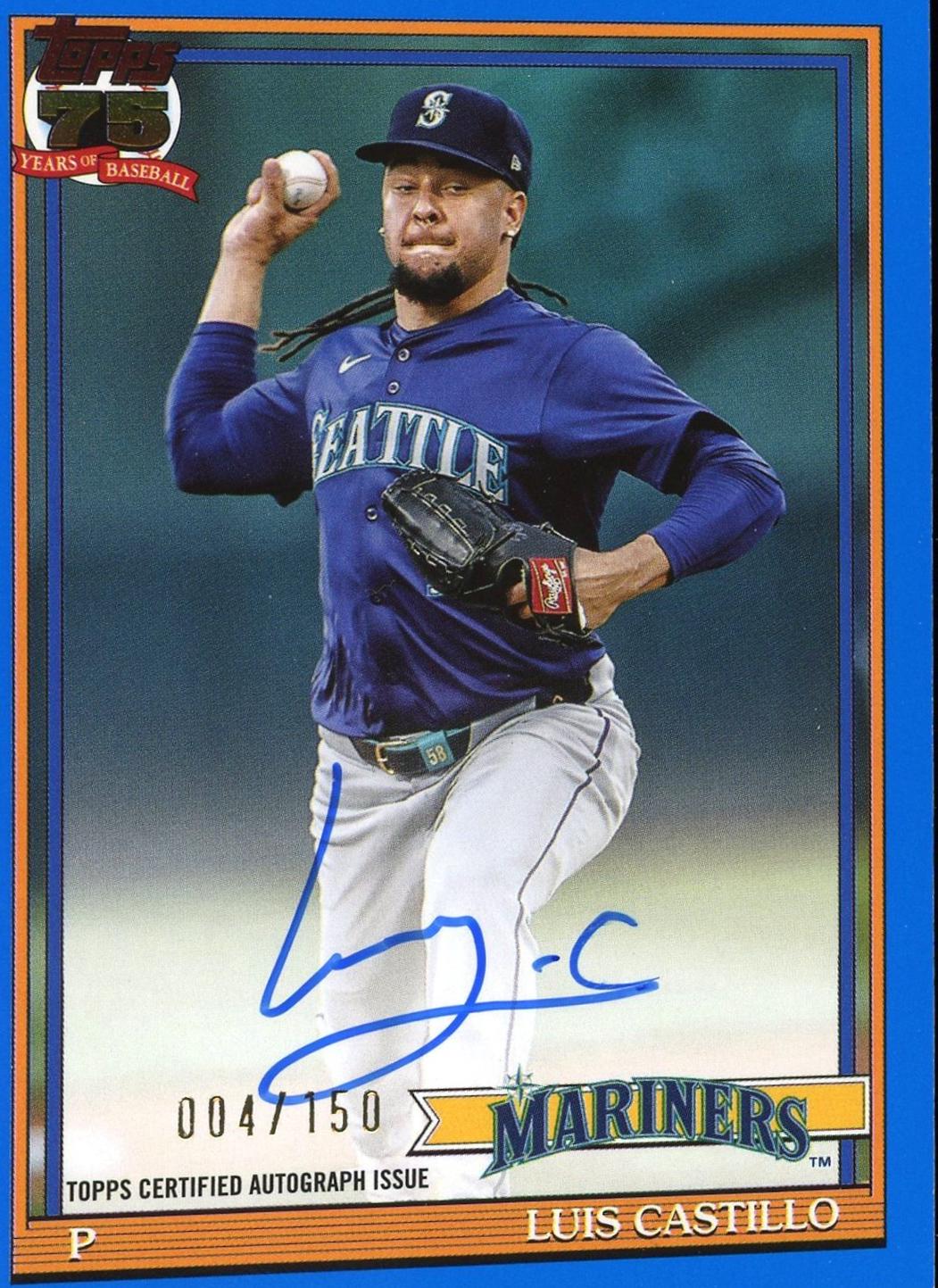 Luis Castillo [Blue] #91A-LC