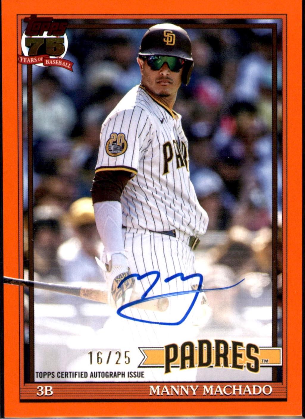 Manny Machado [Orange] #91A-MM