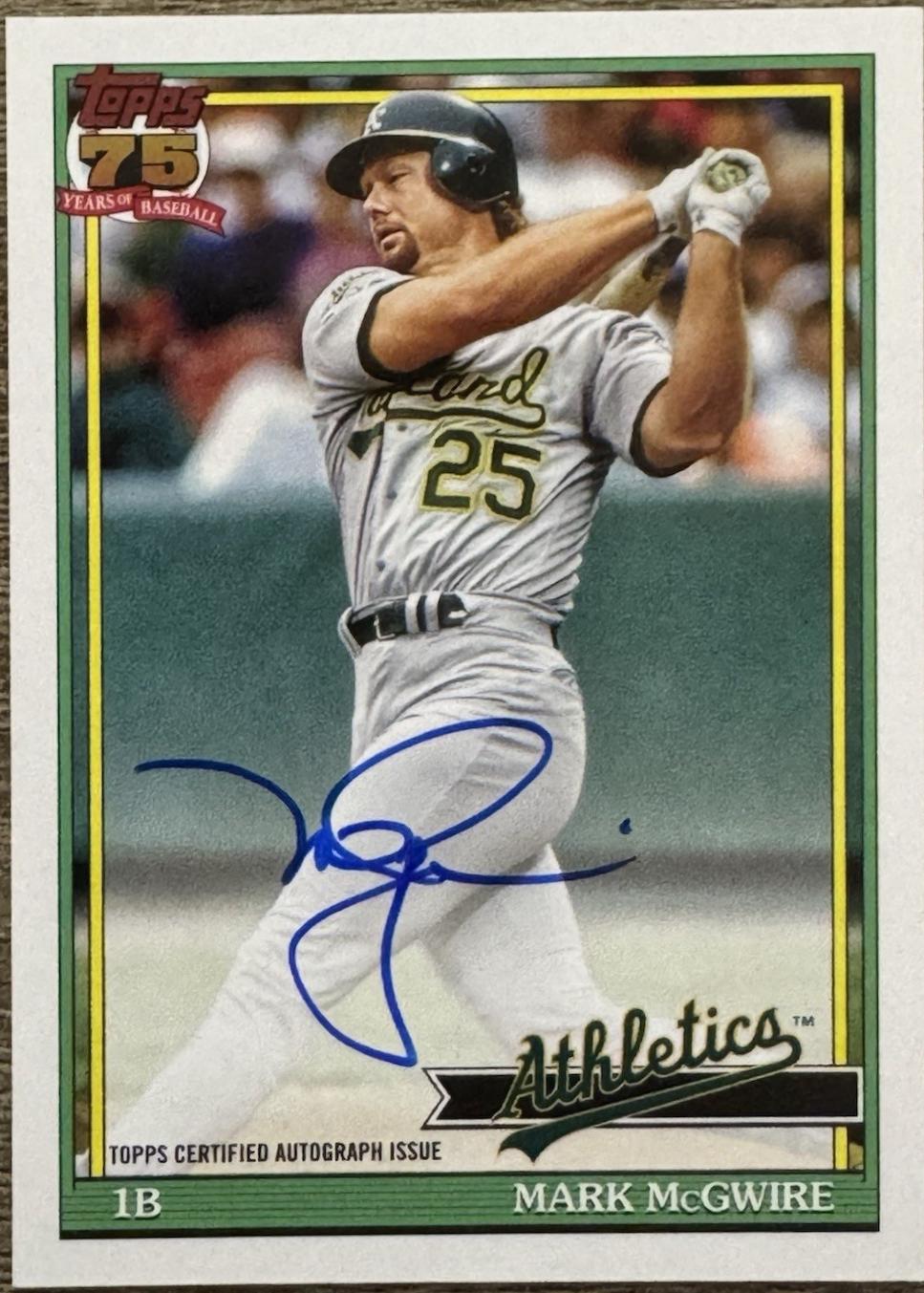 Mark McGwire #91A-MMG