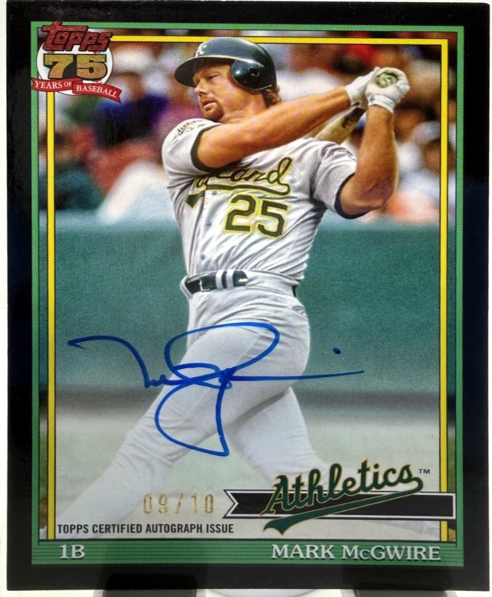 Mark McGwire [Black] #91A-MMG