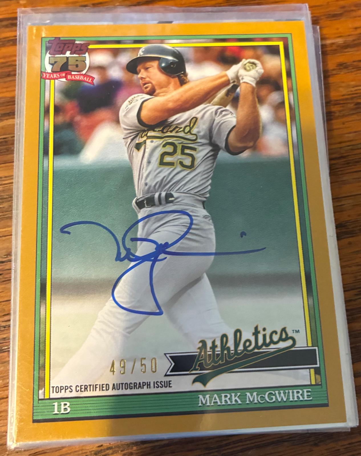 Mark McGwire [Gold] #91A-MMG