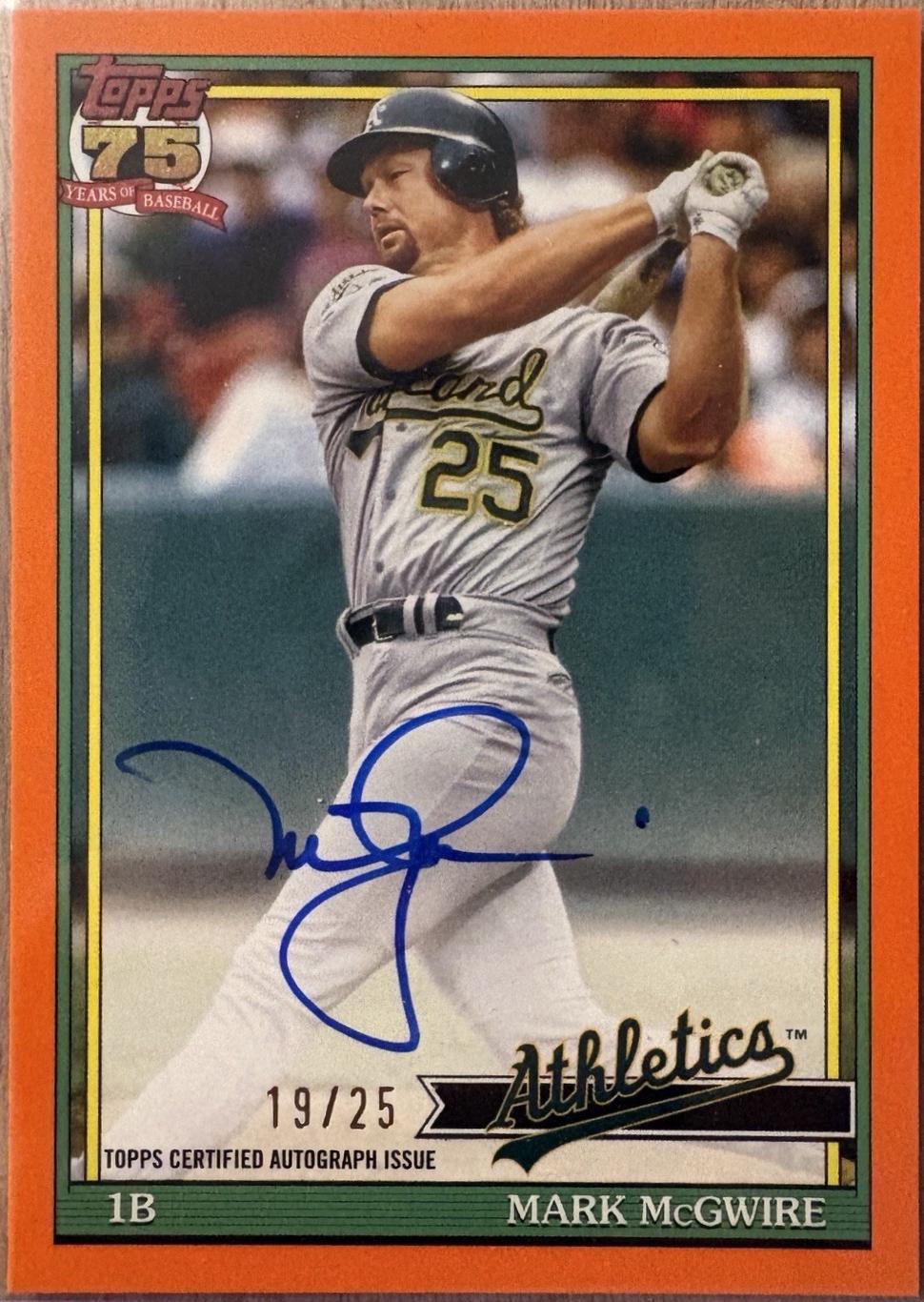 Mark McGwire [Orange] #91A-MMG