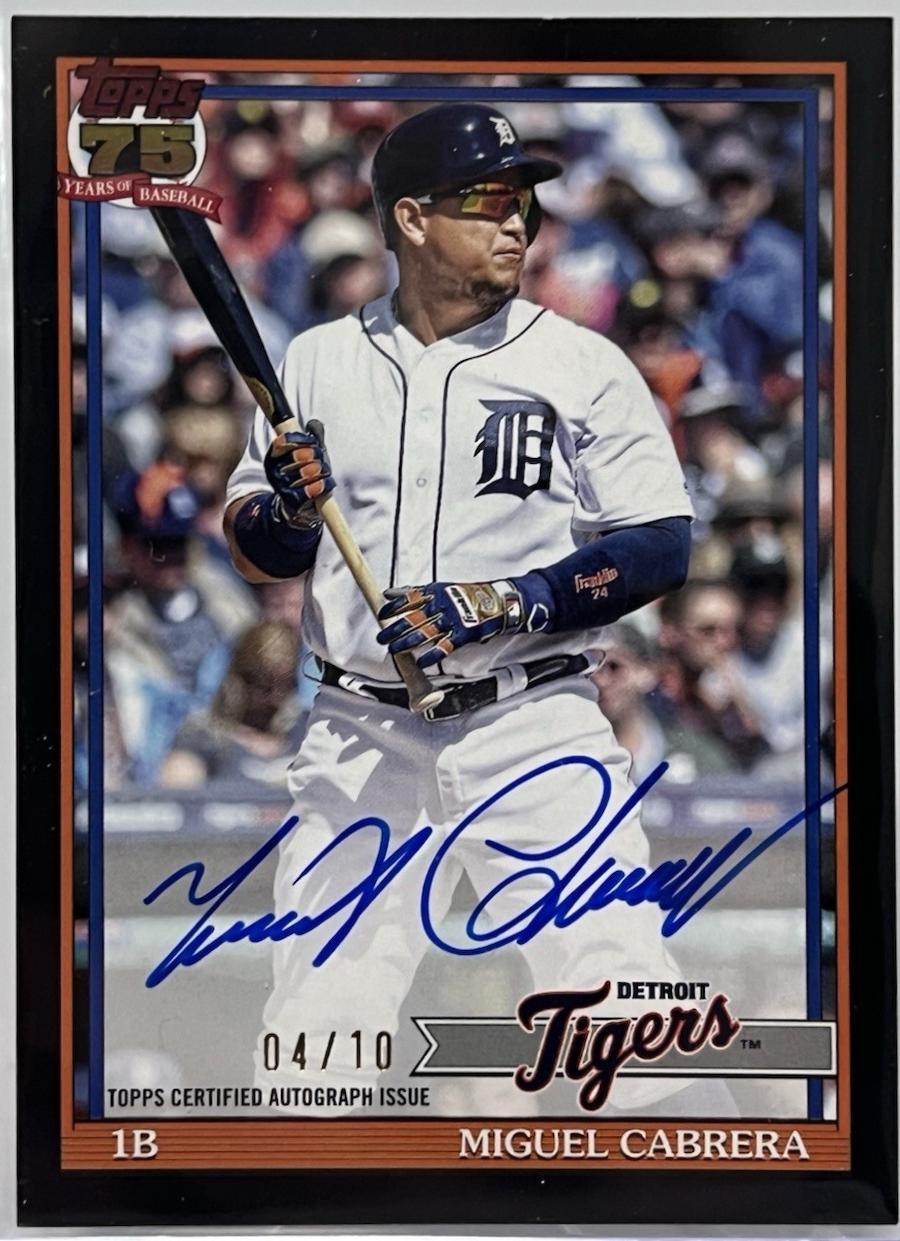 Miguel Cabrera [Black] #91A-MC