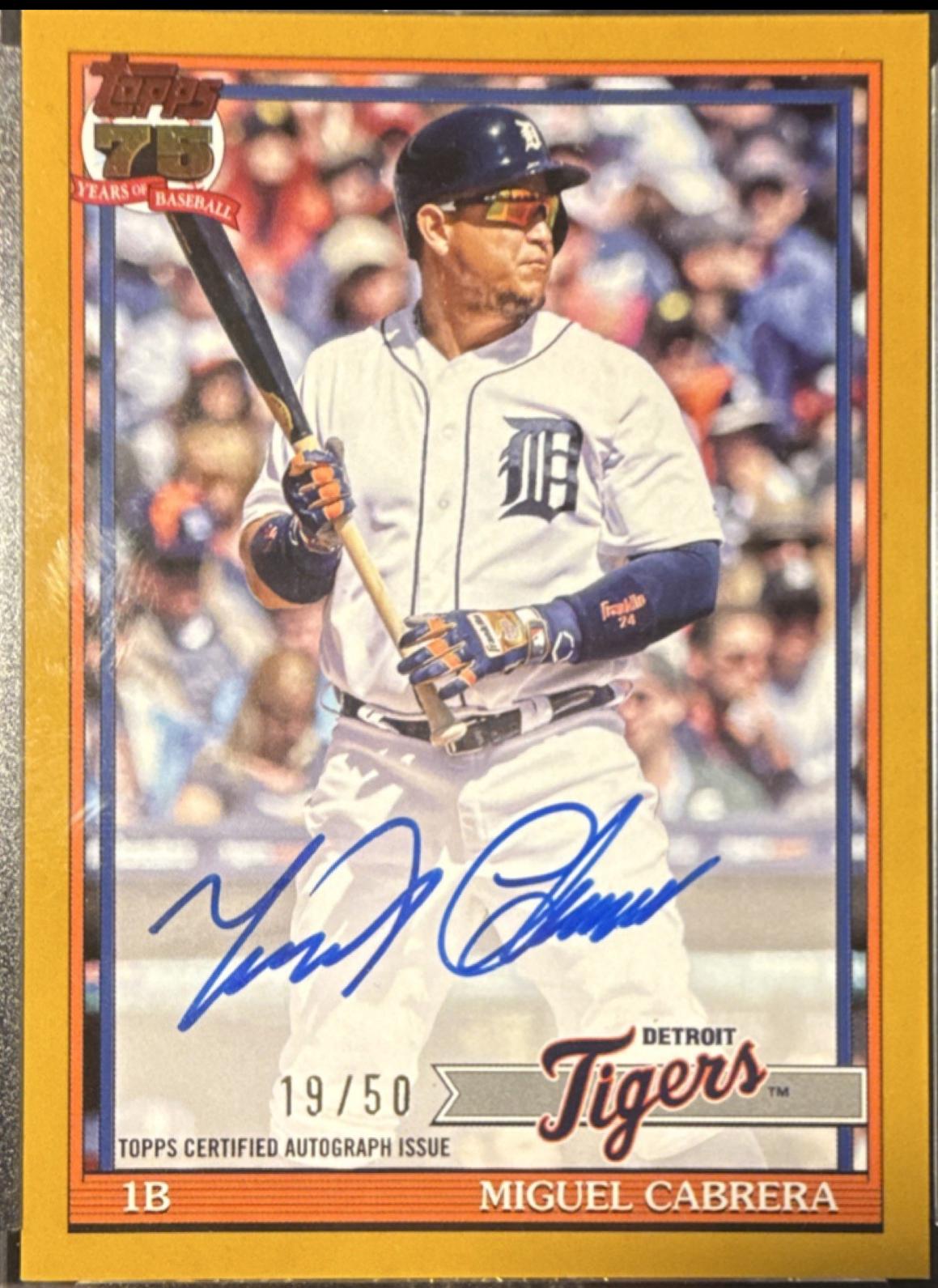 Miguel Cabrera [Gold] #91A-MC