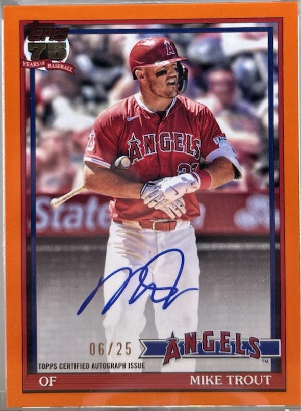Mike Trout [Orange] #91A-MT
