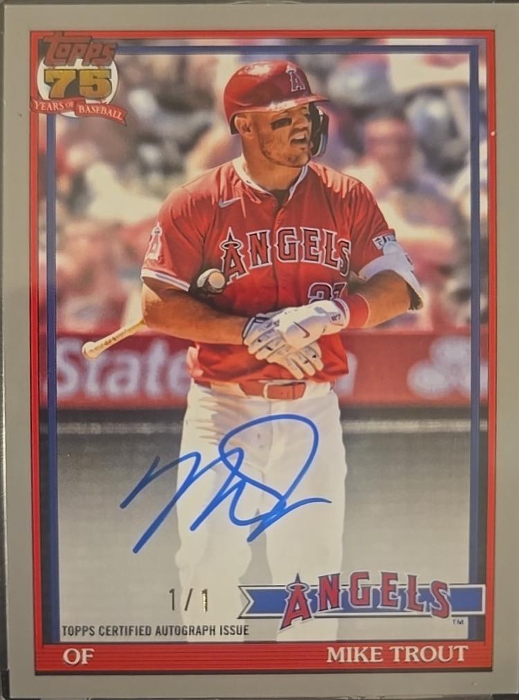 Mike Trout [Platinum] #91A-MT